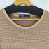 ポロバイラルフローレン Polo by RALPH LAUREN 90s ジャガード ネイティブ ボーダー S/S Tシャツ メンズ import:XL