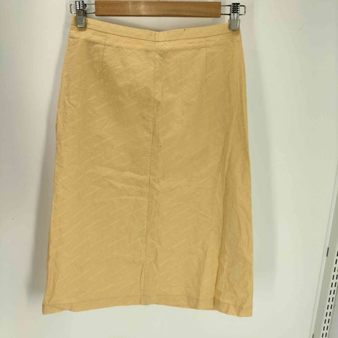 カルバンクライン CALVIN KLEIN モノグラム 総柄 ミディ スカート レディース UK:26-27