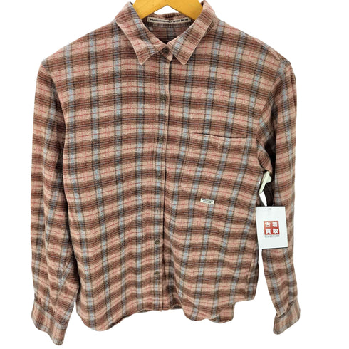 マドモアゼルノンノン mademoiselle NON NON チェック コットン 長袖 ネル シャツ レディース JPN:L