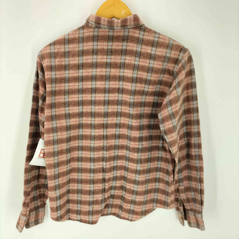 マドモアゼルノンノン mademoiselle NON NON チェック コットン 長袖 ネル シャツ レディース JPN:L