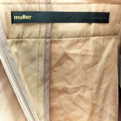 ミュラーオブヨシオクボ muller of yoshiokubo レーヨン プリーツ ワイド キュロット パンツ レディース JPN:38