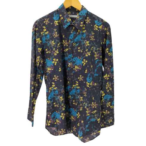 ジョンローレンスサリバン JOHN LAWRENCE SULLIVAN L/S フラワーデザインシャツ メンズ US:40