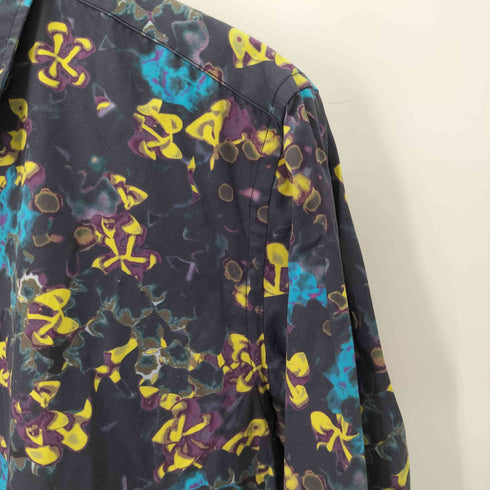 ジョンローレンスサリバン JOHN LAWRENCE SULLIVAN L/S フラワーデザインシャツ メンズ US:40