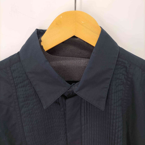 ジョンローレンスサリバン JOHN LAWRENCE SULLIVAN プリーツデザインドレスシャツ メンズ US:40