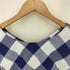 ブルーレーベルクレストブリッジ BLUE LABEL CRESTBRIDGE 七分袖 チェック柄 ワンピース レディース JPN:36