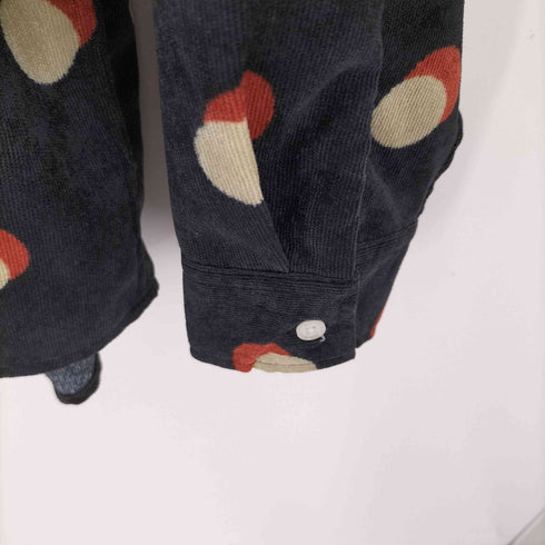 MATERIAL STANDERD FIT INTO MODERN LIFE 総柄コーデュロイシャツ メンズ import:M