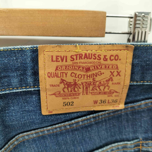 リーバイス Levis 01年製 502XX BIG E 赤耳 ダメージ&リペア メンズ W36