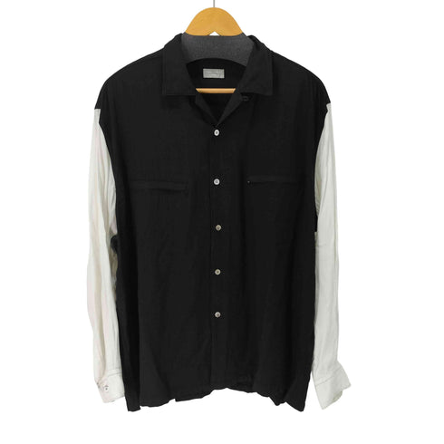 コムデギャルソンオム COMME des GARCONS HOMME ARCHIVE ジップポケット 袖切替 オープンカラーシャツ メンズ