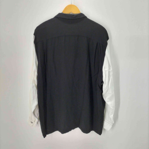 コムデギャルソンオム COMME des GARCONS HOMME ARCHIVE ジップポケット 袖切替 オープンカラーシャツ メンズ
