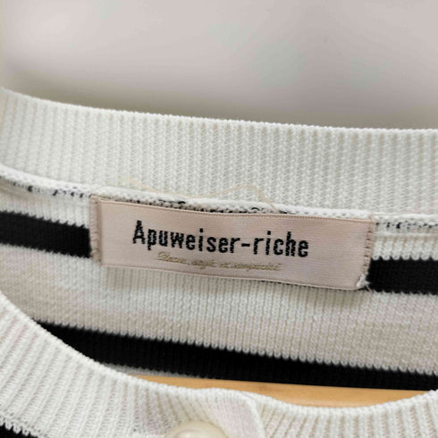 アプワイザーリッシェ Apuweiser riche パールカーディガン レディース JPN:38