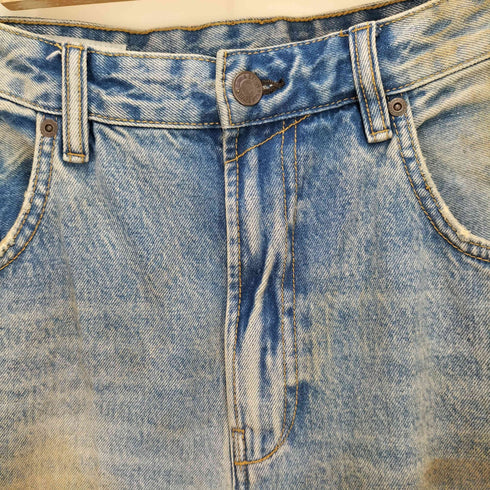 ザラ ZARA バギーフィットジーンズ ダーティー加工ルーズバギーデニム メンズ 42