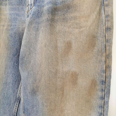 ザラ ZARA バギーフィットジーンズ ダーティー加工ルーズバギーデニム メンズ 42