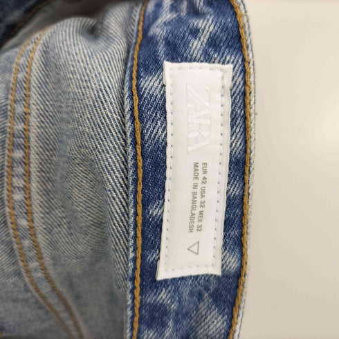 ザラ ZARA バギーフィットジーンズ ダーティー加工ルーズバギーデニム メンズ 42