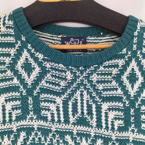 ウールリッチ WOOLRICH 80S 旧タグ MADE IN USA ノルディック柄 ニット メンズ