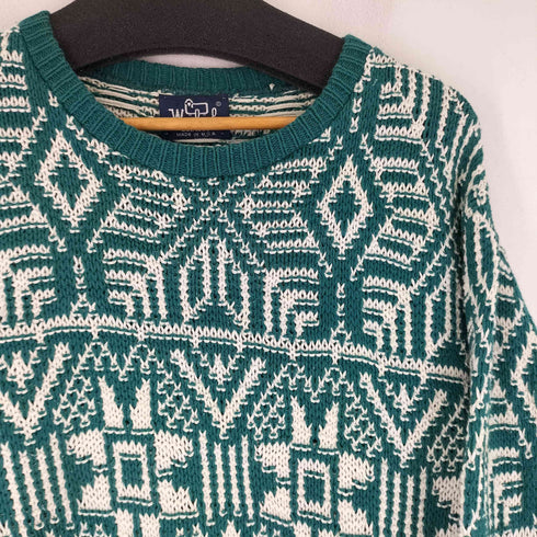 ウールリッチ WOOLRICH 80S 旧タグ MADE IN USA ノルディック柄 ニット メンズ