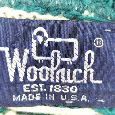 ウールリッチ WOOLRICH 80S 旧タグ MADE IN USA ノルディック柄 ニット メンズ