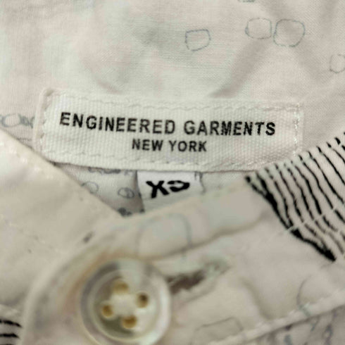 エンジニアードガーメンツ Engineered Garments 総柄 バンドカラー 総柄 長袖 シャツ メンズ import:XS