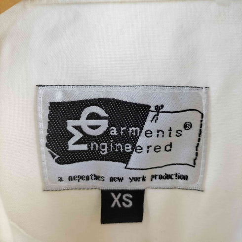 エンジニアードガーメンツ Engineered Garments USA製 変形ポケット レギュラーカラー 長袖 シャツ メンズ import:XS