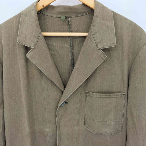 OTAVAN TREBON チェコ軍 ヘリンボーンミリタリーワークコート メンズ