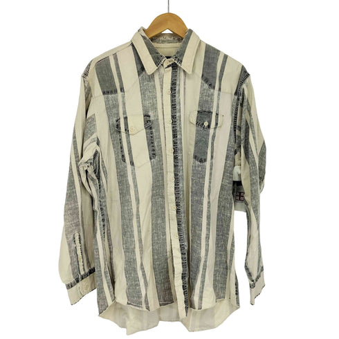 ラングラー Wrangler ストライプウエスタンシャツ メンズ 17 1/2-35
