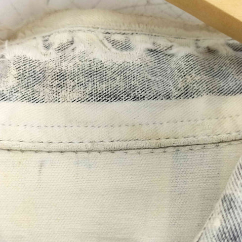 ラングラー Wrangler ストライプウエスタンシャツ メンズ 17 1/2-35