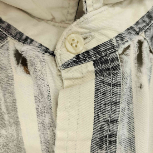 ラングラー Wrangler ストライプウエスタンシャツ メンズ 17 1/2-35