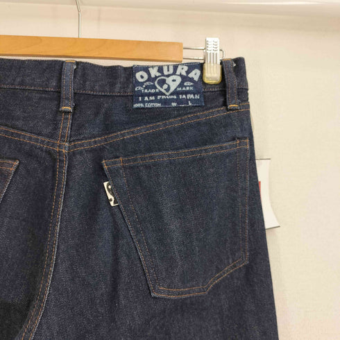OKURA インディゴ デニム ストレートパンツ メンズ 30