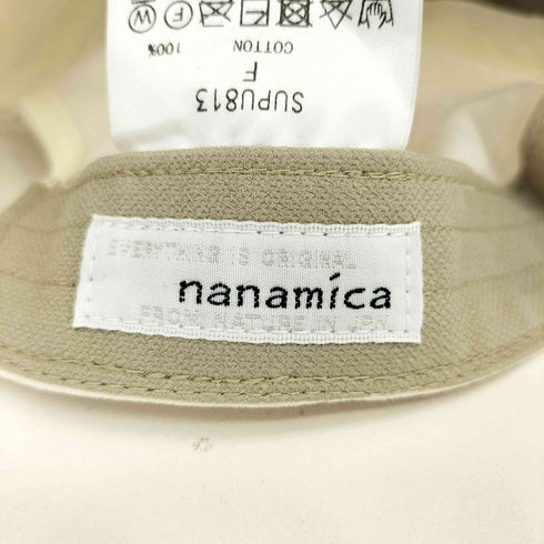 ナナミカ nanamica サークルロゴ刺繍 ベースボールキャップ メンズ FREE