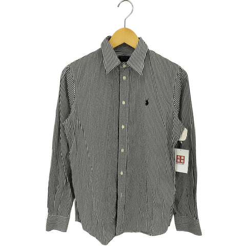 ポロラルフローレン POLO RALPH LAUREN CUSTOM FIT ワンポイントポニー刺繍 ストライプ柄 レギュラーカラー 長袖シャツ メンズ 6
