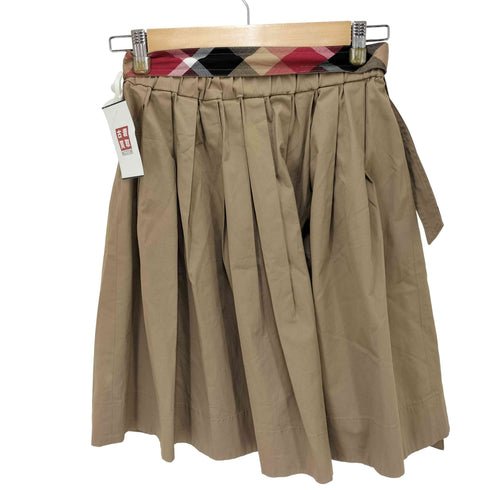 ブルーレーベルクレストブリッジ BLUE LABEL CRESTBRIDGE コットン プリーツ スカート レディース JPN:34