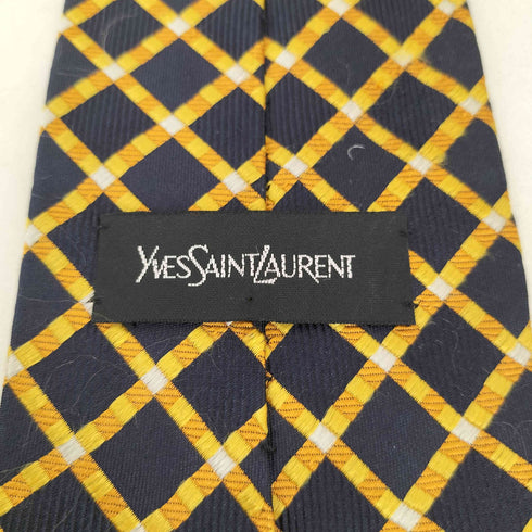 イヴサンローラン Yves Saint Laurent 総柄 ネクタイ メンズ