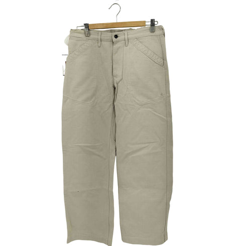 ウミ umii908 ジッパーフライ ヘリンボーン柄 ペインターデニムパンツ レディース 2