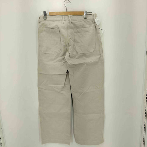 ウミ umii908 ジッパーフライ ヘリンボーン柄 ペインターデニムパンツ レディース 2