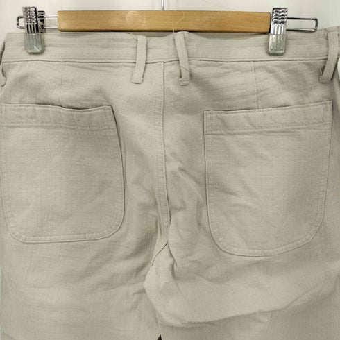 ウミ umii908 ジッパーフライ ヘリンボーン柄 ペインターデニムパンツ レディース 2