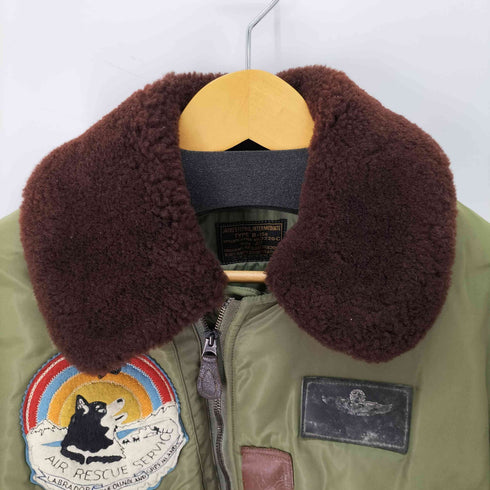 バズリクソンズ BUZZ RICKSONS B-15B 襟ボア フライトジャケット メンズ 40