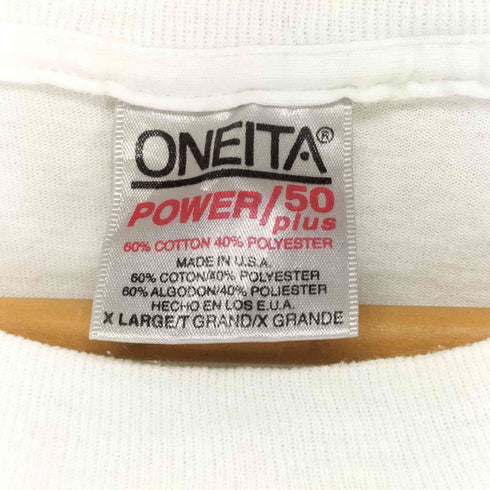 オニータ ONEITA USA製 袖裾シングル 両面プリント COMMON CREED 1995S ツアーTシャツ メンズ import:XL