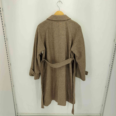 ユニクロ UNIQLO ツイードシングルカラーコート レディース import:L