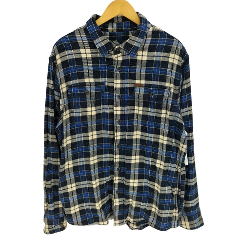 オービス ORVIS 00S レギュラーカラー フラップポケット 4ポケット タータンチェック L/S ヘビー ネルシャツ メンズ import:L