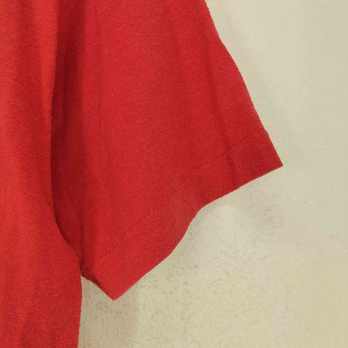 スクリーンスターズ SCREEN STARS 80-90s USA製 袖裾シングル 企業ロゴフロントプリント Tシャツ メンズ import:XL