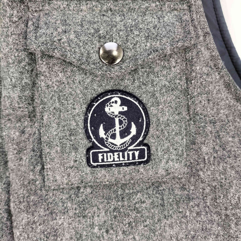 フィデリティー FIDELITY ウールリバーシブルダウンベスト メンズ JPN:S