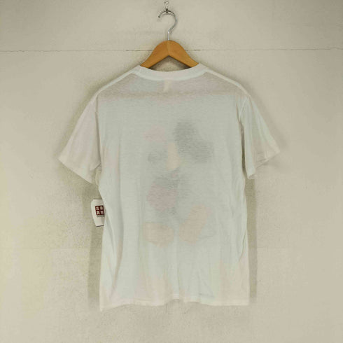SHERRY USA製 袖裾シングル フロントキャラクタープリント Tシャツ メンズ import:XL