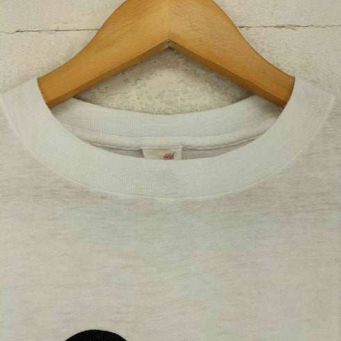 SHERRY USA製 袖裾シングル フロントキャラクタープリント Tシャツ メンズ import:XL