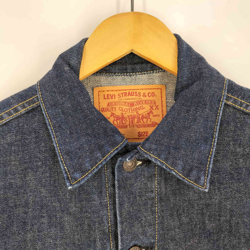 リーバイス Levis 90S 96年 日本製 557 3rd デニムトラッカージャケット BIGE 濃紺 メンズ US:36