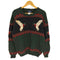ウールリッチ WOOLRICH 80S 紺タグ ノルディック柄 鳥 カモ ウール ニット セーター メンズ import:L