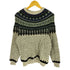 ウールリッチ WOOLRICH 80S 紺タグ ノルディック柄 ニット セーター メンズ import:L