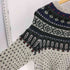ウールリッチ WOOLRICH 80S 紺タグ ノルディック柄 ニット セーター メンズ import:L