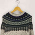 ウールリッチ WOOLRICH 80S 紺タグ ノルディック柄 ニット セーター メンズ import:L