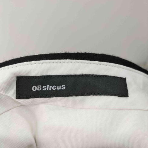 ゼロエイトサーカス 08sircus knit melton detachable collars jacket knit melton trousers スーツセットアップ メンズ 4