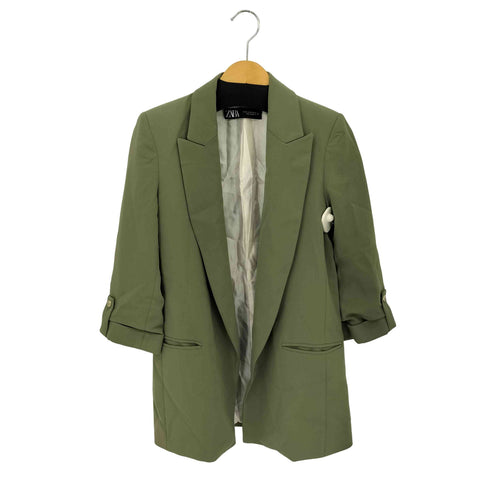 ザラ ZARA ボタンレステーラードジャケット レディース import:XS