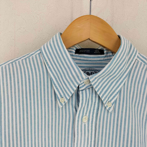 ビーディーバギーズ B.D.BAGGIES USA製 ストライプ コットン ボタンダウンシャツ メンズ 15 1/2 REGULAR